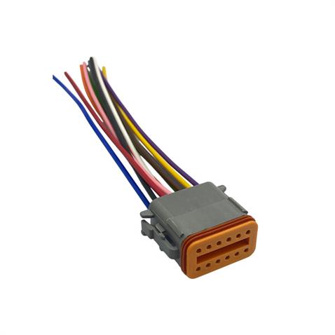 DEUTSCH TESİSAT SOKETİ (12 FİŞ KABLOLU) (DT06-12SA) İŞ MAKİNASI