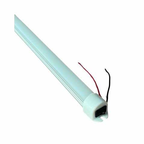 12V FLORESAN TAVAN LAMBASI LEDLİ ANAHTARLI BEYAZ (BUZLU CAM) (100 CM)