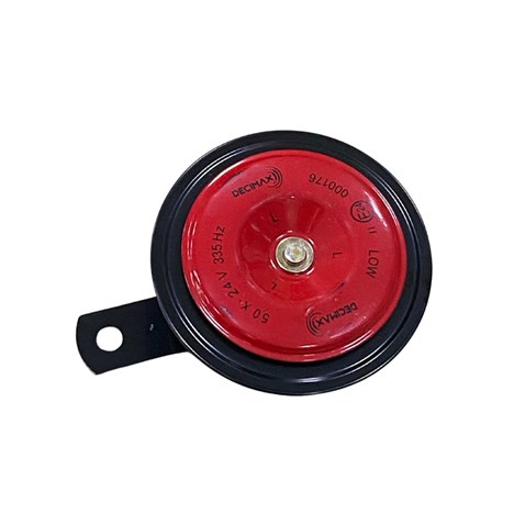 24V DİDİT KORNA 335 HZ KALIN SES KIRMIZI (91 MM)