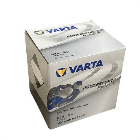 VARTA 12V 14 AH MOTOSİKLET AKÜSÜ 190 A (136*91*168) (B14-A2) (YB14-A2) (TERS KUTUP)