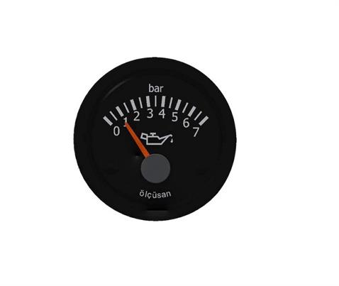 ÖLÇÜSAN 12V YAĞ SAATİ 7 BAR