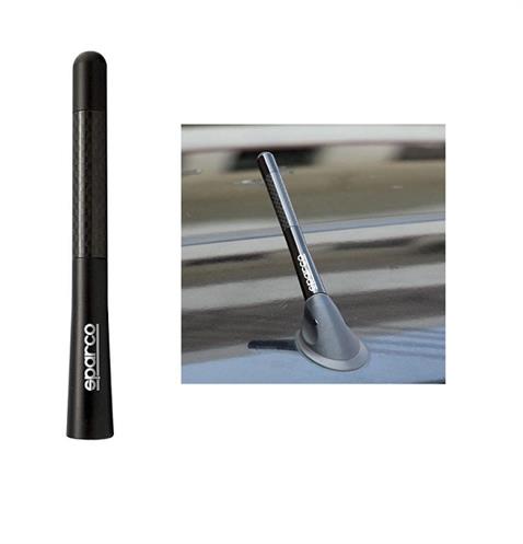 ANTEN ÇUBUĞU SİYAH (SPARCO) UNIVERSAL (12 CM)