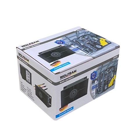 WOLFRAM 9V-24V GERİ VİTES KORNASI FORKLİFT-İŞ MAKİNESİ (107 ± 4 dB) (SESE DUYARLI)