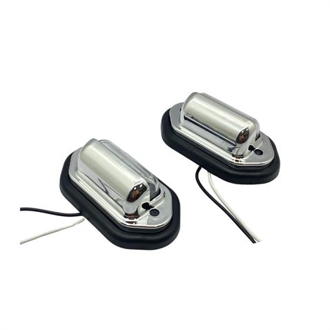 PLAKA LAMBASI LEDLİ (NİKEL) (76*43 MM) (2 AD)