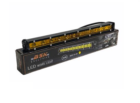 9V-36V LED BAR OFF-ROAD (12 LEDLİ) 36W TEK SIRA SARI (35 CM)