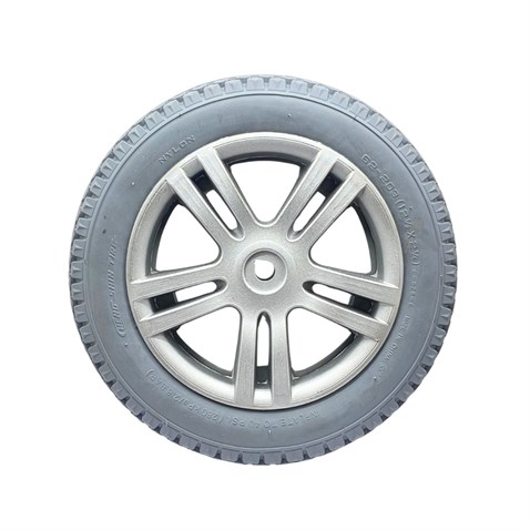 ARKA TEKERLEK SİLİKON DOLGU ALÜMİNYUM JANTLI 62-203 GRİ (12 1/2 X 2 1/4) ENGELLİ ARACI