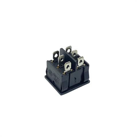 TUŞLU ANAHTAR (KARE BÜYÜK BOY) (YAYLI) (6 FİŞ) (ON-OFF-ON) (6A 250V / 15A 125V AC)