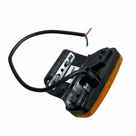 24V DORSE YAN SİNYAL LAMBA SİDE MARKER (3 LEDLİ) (DIŞA BAĞLANTI) (OVAL) (110*50 MM)