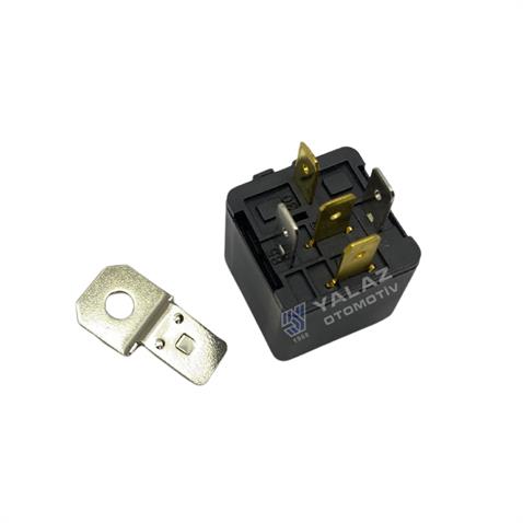 ELO 12V RÖLE 5 UÇLU 30 A (ÇİFT PLATİN) (30-85-86-87-87a)