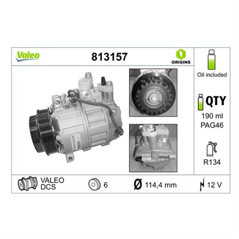 VALEO KLİMA KOMPRESÖRÜ MERCEDES C/CLK/CLS/E/S SERİSİ/SPRINTER