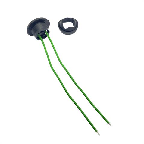 FRISTOM 12V-24V GÖZ-AYNA ALTI-GÜNDÜZ SÜRÜŞ LAMBASI LED YEŞİL (ÇAP:20 MM) E9