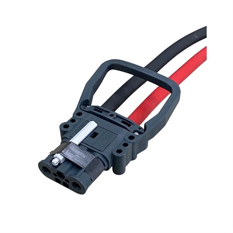 ELEKTRİKLİ FORKLİFT AKÜ SOKETİ 160 A (35 MM/50 MM) (KABLOLU) (DİŞİ BÜYÜK)