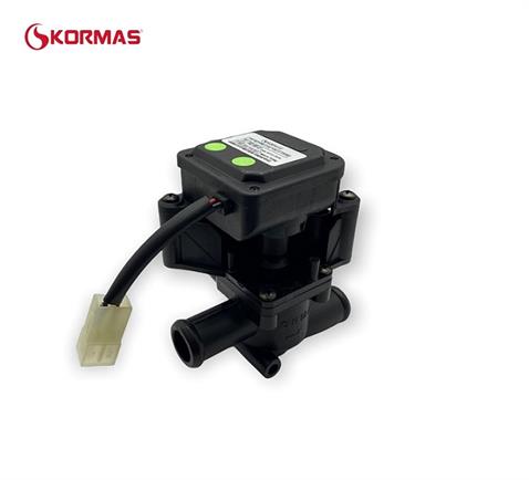 KORMAS 12V KALORİFER MUSLUĞU (VANA) (MOTORLU) (3 YOLLU) (22 MM) (2 FİŞ SOKETLİ KABLOLU)