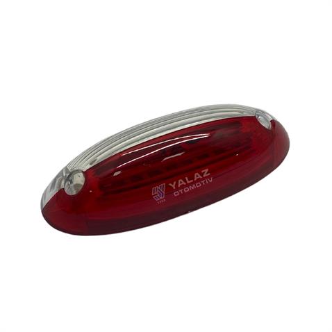 12V-24V TAMPON İZ LAMBASI-PLAKA LAMBASI 18 LEDLİ (KIRMIZI-BEYAZ) UNIVERSAL