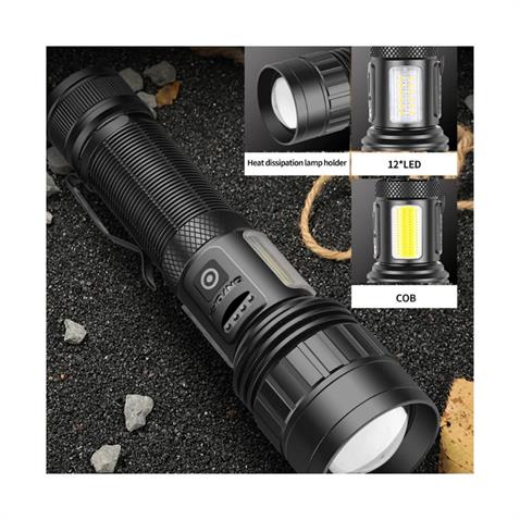 EL FENERİ PROFESYONEL LEDLİ (TYPE-C ŞARJLI) (ULTRA PARLAK GÜÇLÜ LED) (BEYAZ) 