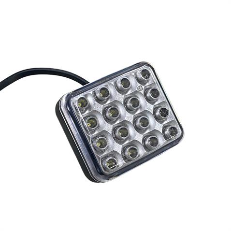 FRISTOM 12V-24V GERİ VİTES LAMBASI BEYAZ (16 LEDLİ) (78*68 MM) E9
