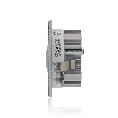 SANEL 12V-24V SPOT TAVAN LAMBASI 6 LEDLİ 6500K BEYAZ (6 X 3W) (75 MM) (BUTONSUZ)