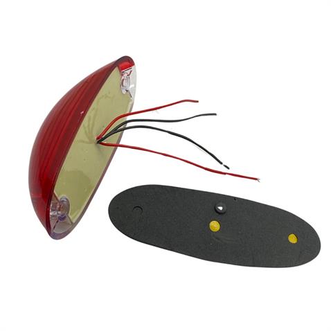 12V-24V TAMPON İZ LAMBASI-PLAKA LAMBASI 18 LEDLİ (KIRMIZI-BEYAZ) (125*46 MM)