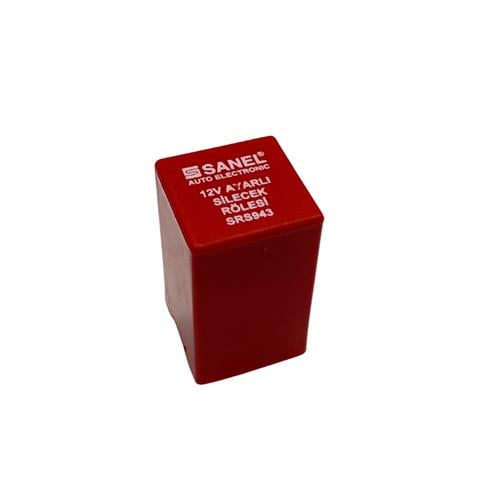 SANEL 12V SİLECEK ZAMAN RÖLESİ 5 UÇLU AYARLI ORJ.