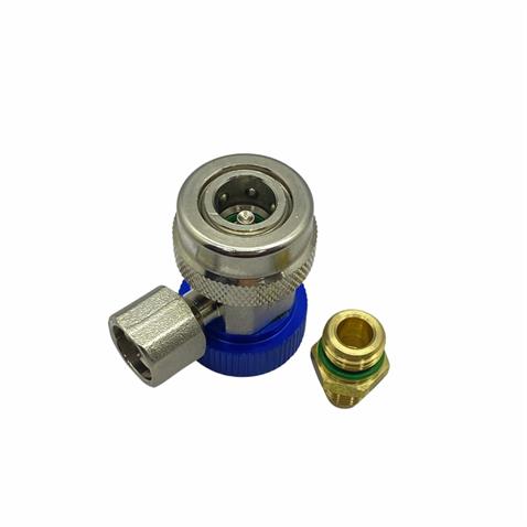 ARAÇ KLİMA GAZI DOLUM VANASI-JAKI ALÇAK BASINÇ (MAVİ) R134A