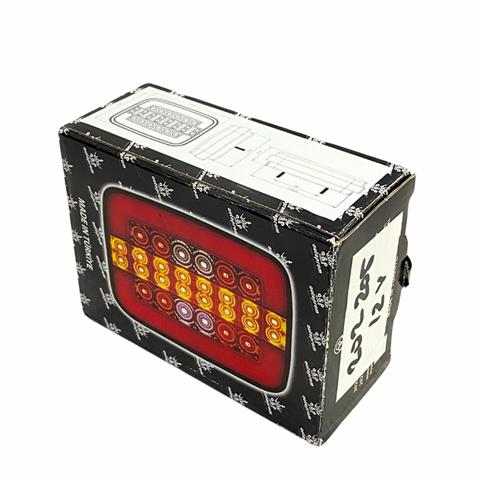 12V STOP LAMBASI (NEON LEDLİ) (4 FONKSİYONLU) (126*97*40 MM)