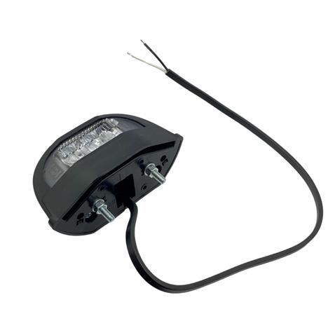 FRISTOM 12V-24V PLAKA LAMBASI LEDLİ YM (SİYAH) (112*50 MM) E9