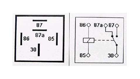 24V RÖLE 5 UÇLU 40 A/70 A IŞIKLI ŞEFFAF (ÇİFT PLATİN) (30-85-86-87-87a)
