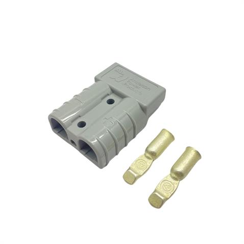 600V AKÜ SOKETİ 50A (GRİ) (ÇAP:36 BOY:48 MM)