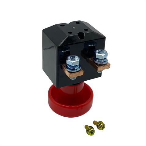 12V-48V ELEKTRİKLİ ACİL STOP BUTONU 250 A İTMELİ-ÇEKMELİ  (DEVRE KESİCİ)