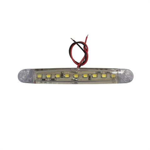 12V-24V PARMAK LAMBA 9-LEDLİ BEYAZ (99*14 MM)