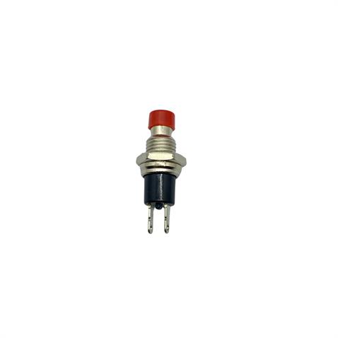 MİNİ BUTON METAL YAYLI (TERS KONTAK) (7 MM) KIRMIZI 