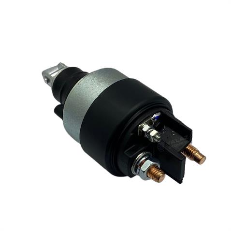 12V MARŞ OTOMATİĞİ ISKRA TİPİ (2 DELİK) M4 SOL KMM  LINDE FORKLIFT-MAGIRUS KHD