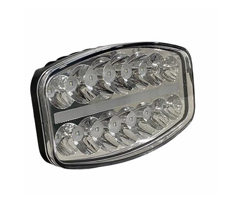 DEMMON 10V-30V GÜNDÜZ SÜRÜŞ LAMBASI (14+10 LEDLİ) (50W+8W) (245*139*91 MM) SARI