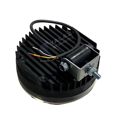 12V-24V LED LAMBA OFF-ROAD YUVARLAK (182*69 MM) (SİYAH) LEDLİ SARI-BEYAZ