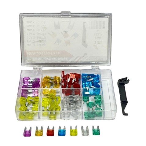 MİNİ BIÇAK SİGORTA KARIŞIK (3 A*5 A*10 A*15 A*20 A*25 A*30 A) (100 AD)