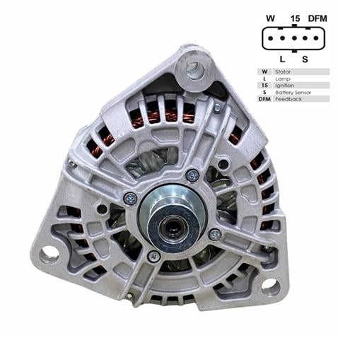 24V ALTERNATÖR DİNAMO 110 A (5 FİŞ SOKETLİ) (W-L-15-S-DFM) MAN TGA/TGL/TGM/TGS