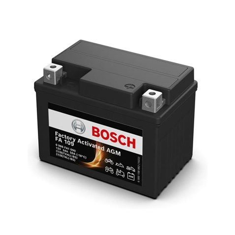 BOSCH 12V 3 AH MOTOSİKLET AKÜSÜ AGM 50 A (EN) (113*70*85) (FA109) (YTX4L-BS) (BTX4L-BS) (YT4L-BS)