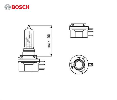 BOSCH 12V H15 AMPUL 15/55W 