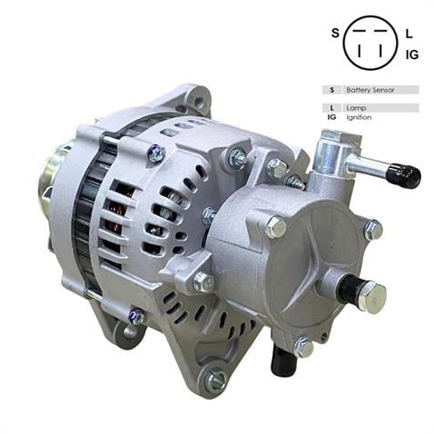24V ALTERNATÖR DİNAMO 45 A (3 FİŞ) (S-L-IG) ISUZU CHAMPION OTOBÜS