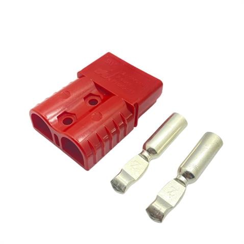 600V ELEKTRİKLİ FORKLİFT AKÜ SOKETİ 120 A 35 MM (KIRMIZI) (ÇAP:46 BOY:64 MM)