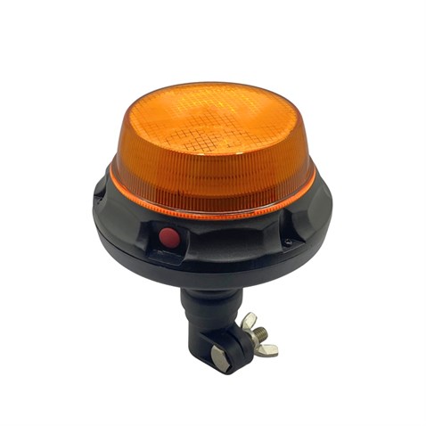 WOLFRAM 12V-24V ÇAKAR TEPE LAMBA LEDLİ BORU TİP ALÇAK SARI 10 FONKSİYONLU BUTONLU (140*173 MM)