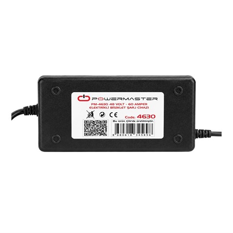 48V ELEKTRİKLİ BİSİKLET ŞARJ REDRESÖRÜ (AKÜ ŞARJ CİHAZI) OTOMATİK 60 A