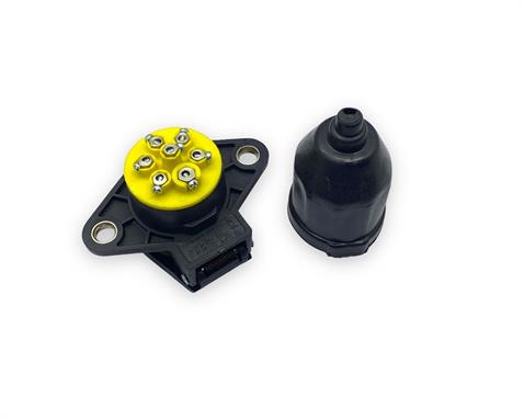 TIR DORSE ELEKTRİK SOKETİ (RÖMORK FİŞİ) (7Lİ DİŞİ VİDALI) (PLS MAVİ) (S TİPİ)