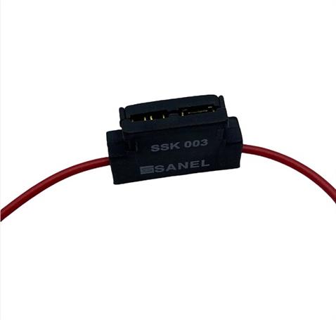 SANEL BIÇAK SİGORTA YUVASI (KAPAKSIZ) (KABLOLU) (SİGORTASIZ)