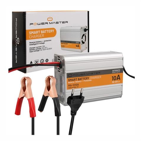 12V ŞARJ REDRESÖRÜ (AKILLI AKÜ ŞARJ CİHAZI) (ANALOG AMPER GÖSTERGELİ) OTOMATİK 10 A