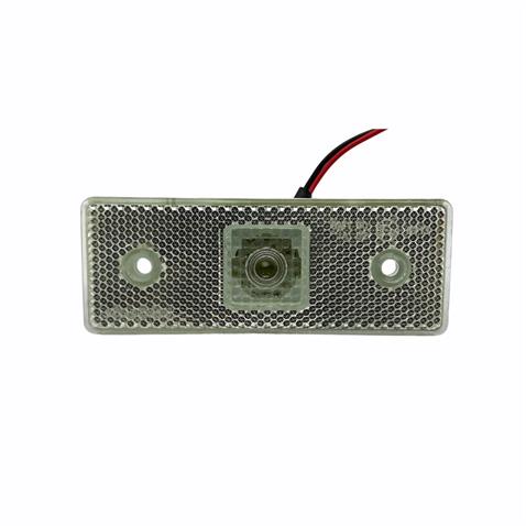 12V-24V YAN SİNYAL LAMBASI SİDE MARKER (TEK LEDLİ) (ŞEFFAF-MAVİ)