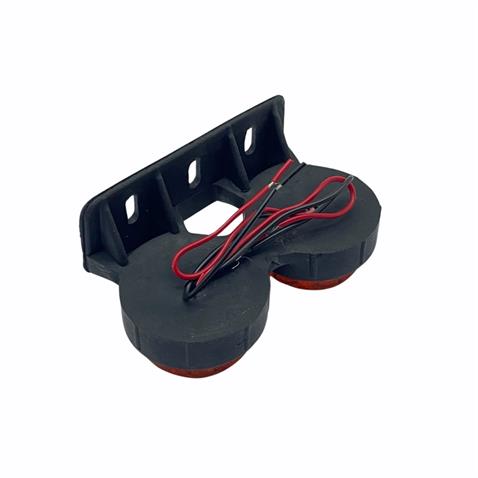 12V-24V TAKOZ LAMBASI MİNİ SARI-SARI (12 LEDLİ) (92*52 MM) (ÇİFTLİ)