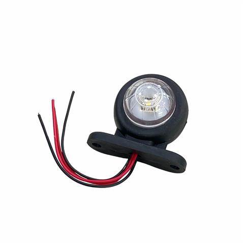 12V-24V TAKOZ LAMBASI MİNİ KIRMIZI-BEYAZ (3 LEDLİ) (57*50 MM)