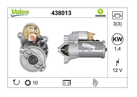 VALEO 12V MARŞ MOTORU 9 DİŞ/10 DİŞ/11 DİŞ/12 DİŞ/13 DİŞ 1.4 KW (D7R) CITROEN-FIAT-PEUGEOT-TATA