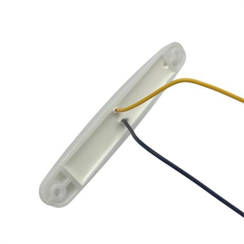 12V-24V PARMAK LAMBA NEON LEDLİ BEYAZ (MAT) (99*13 MM) 